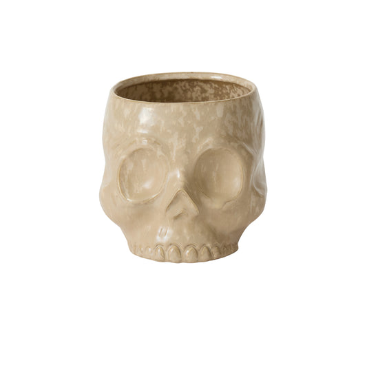 Haunting Skull Pot 6.5"x 7.5"x 6.25"