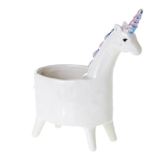 Lolly Unicorn Planter 5.75"x 3"x 7"