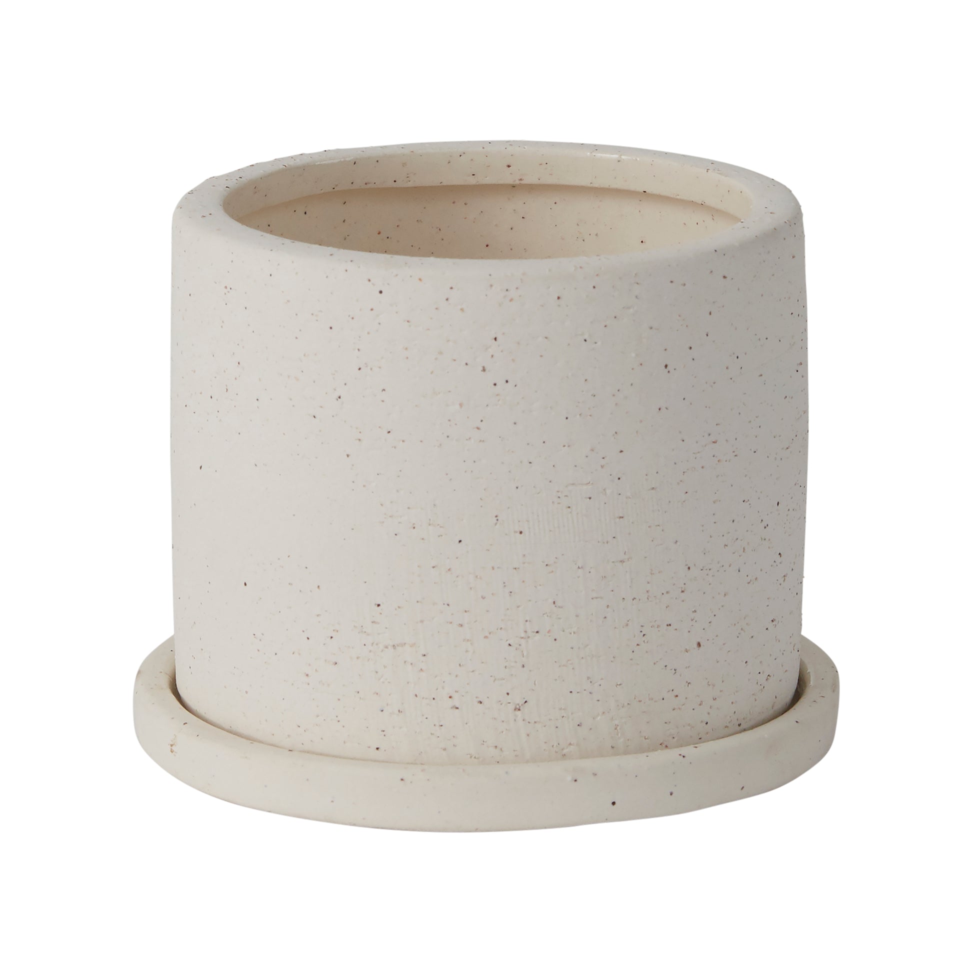 Easton Pot with Saucer 5"x 3.5"