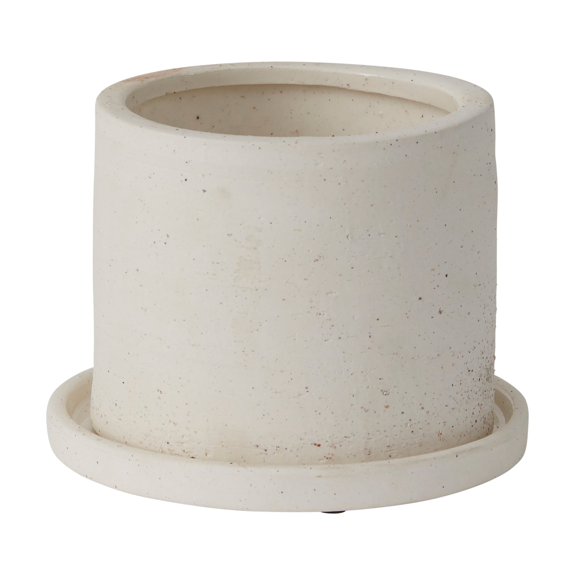 Easton Pot with Saucer 5.5"x 4.25"