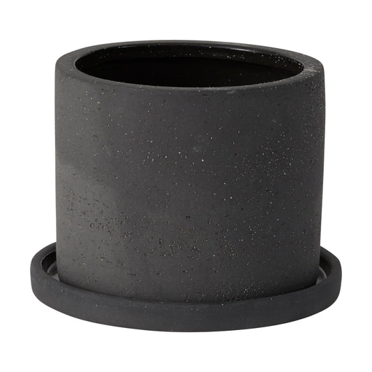 Easton Pot with Saucer 5.5"x 4.25"