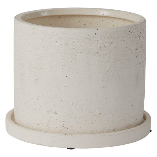 Easton Pot with Saucer 7.5"x 5.75"