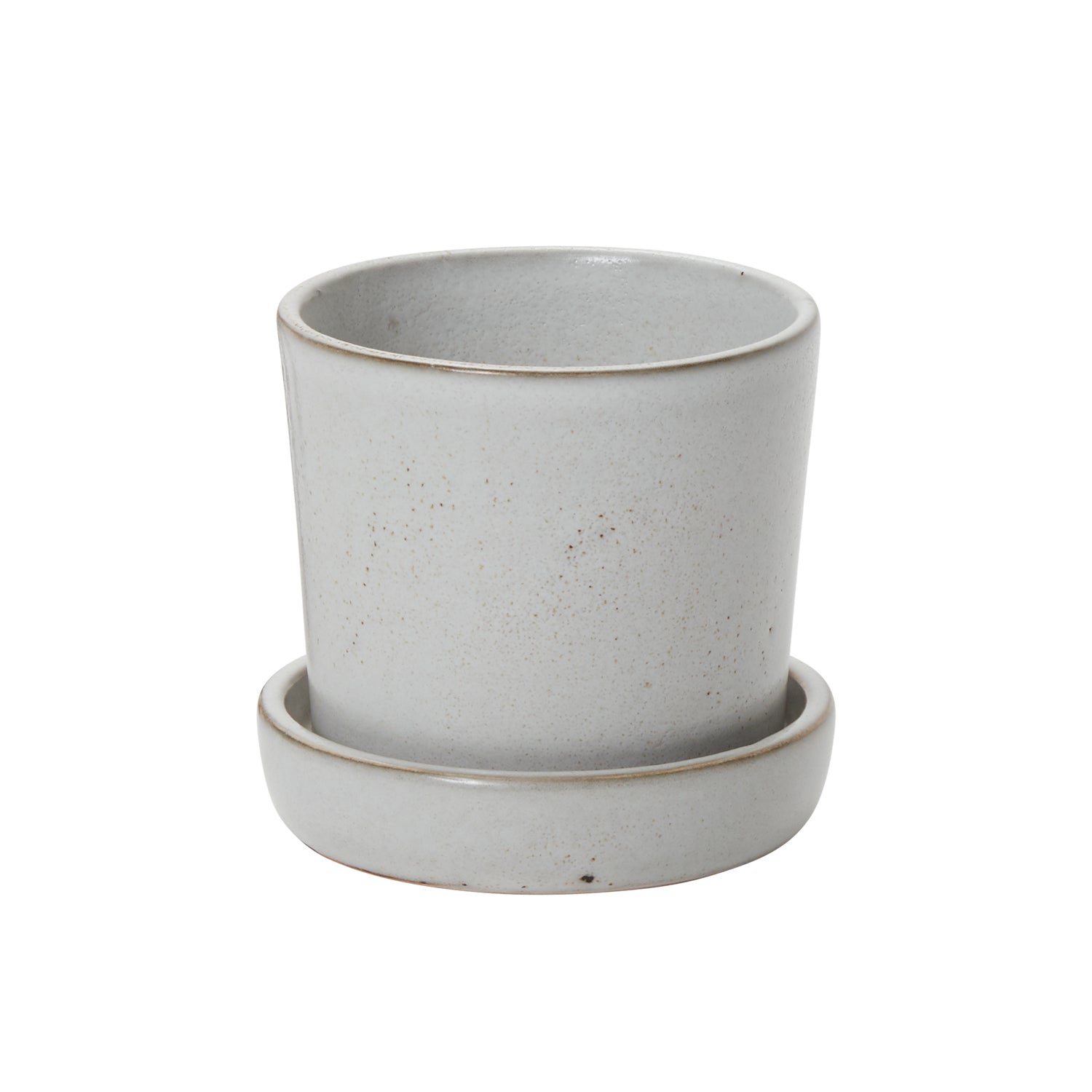 Watson Pot with Saucer 3.5"x 3.5"