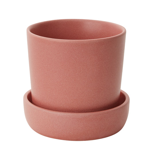 Watson Pot with Saucer 5.25"x 5"