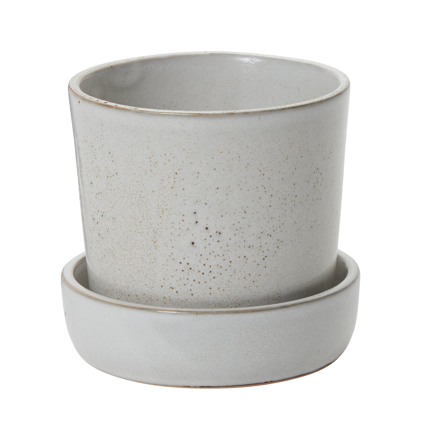 Watson Pot with Saucer 5.25"x 5"