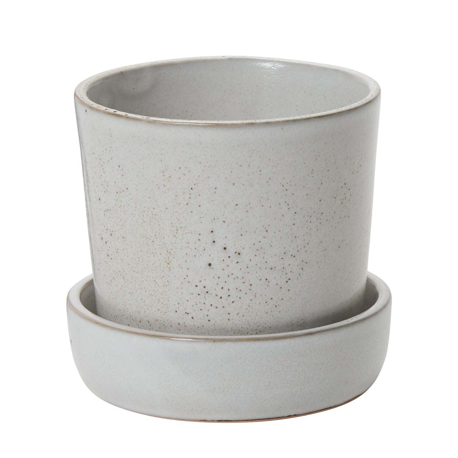 Watson Pot with Saucer 5.25"x 5"
