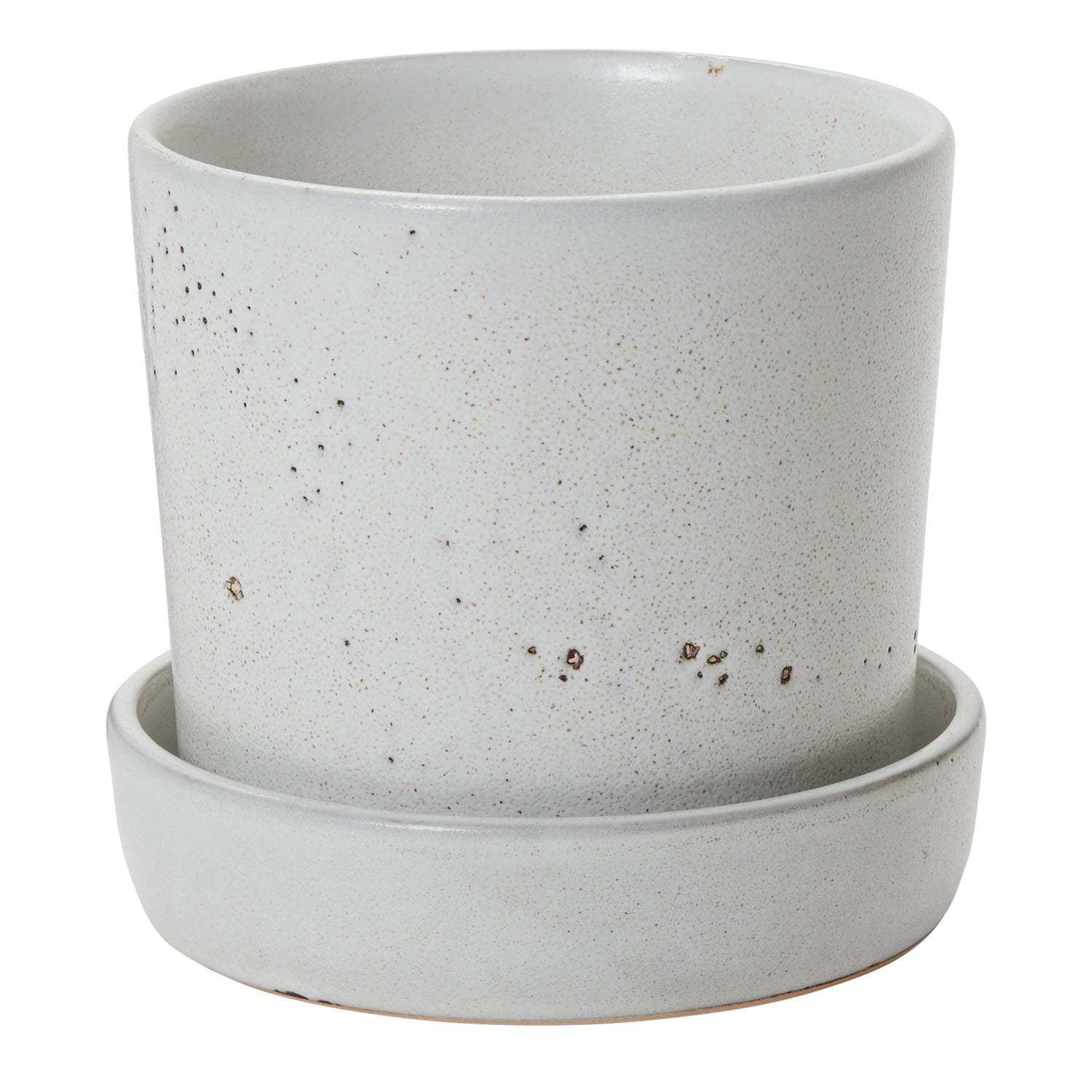 Watson Pot with Saucer  6.75"x 6.5"