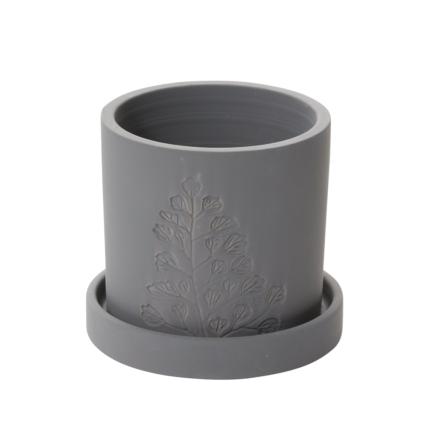 Sampson Pot with Saucer 5.25"x 5.75"