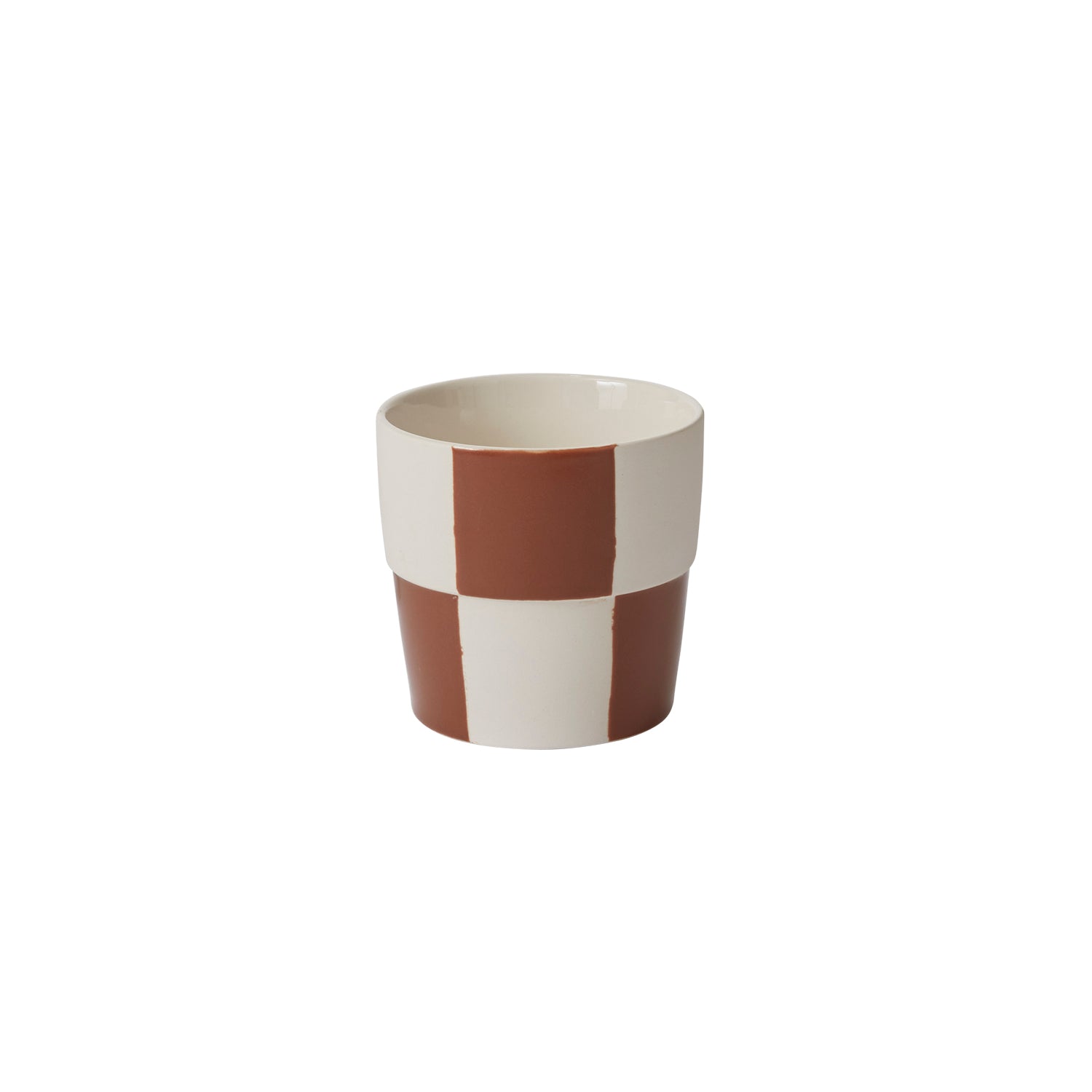 Checkerboard Pot 5"x 5"