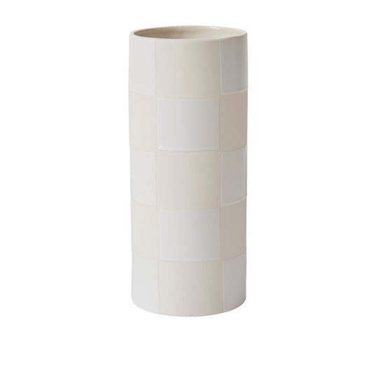 Checkerboard Vase 5"x 12"