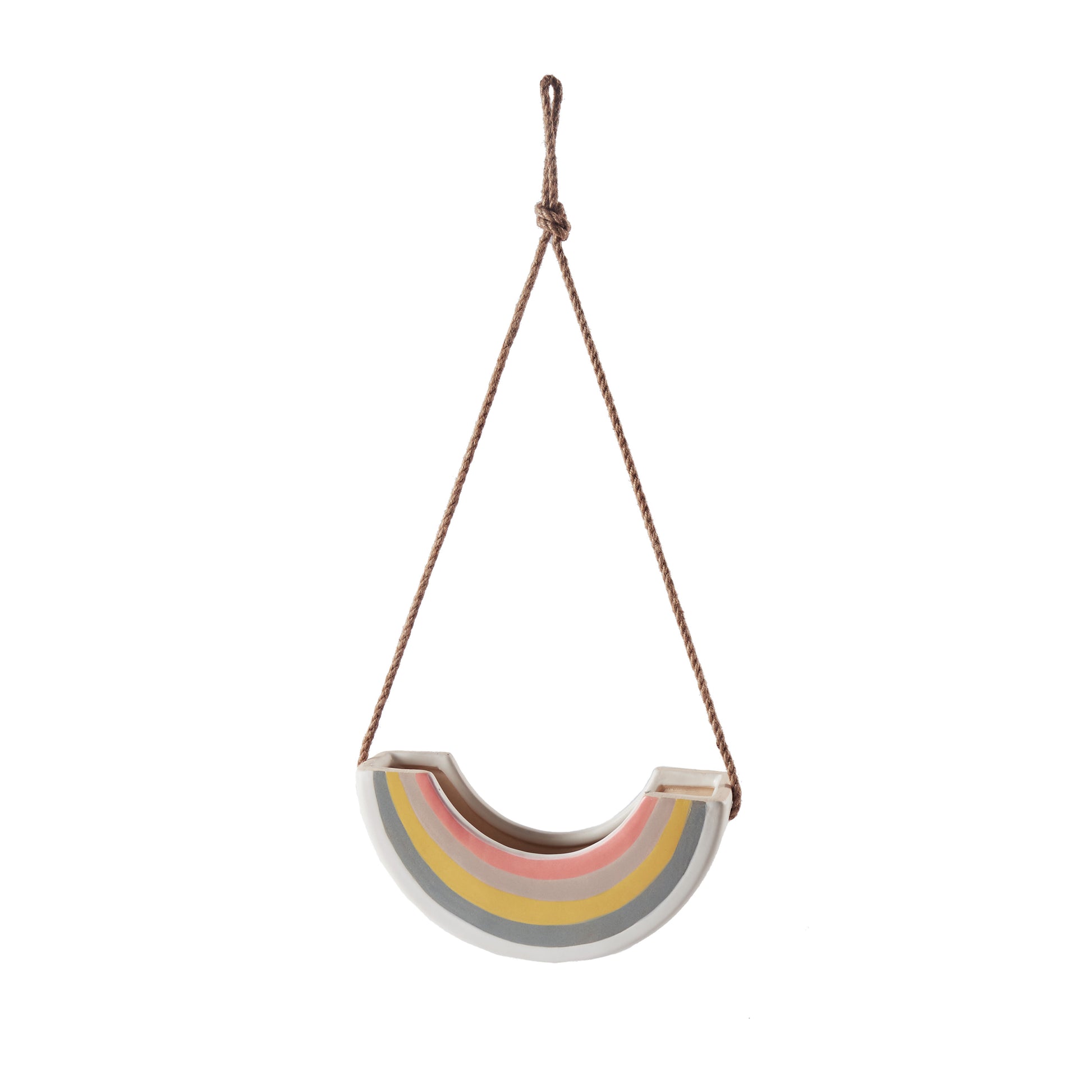 Rainbow Hanging Planter 11.25"x 2.75"x 24"