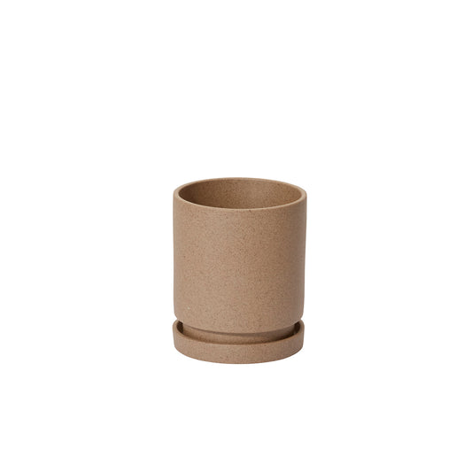 Imogen Pot with Saucer 5"x 6"
