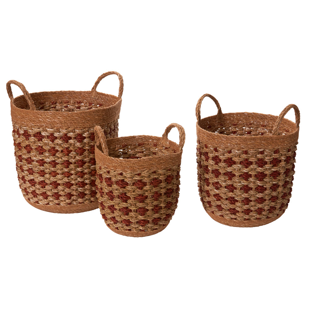 Boro Basket Set of 3 - 10"/12"/14"
