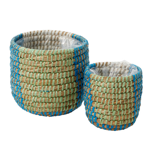 Aqua Basket Set of 2 - 5"/6.5"