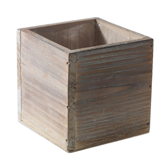 Woodland Planter White 4"x 4"