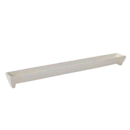 White Edison Tray 34.5"x 4"x 3"