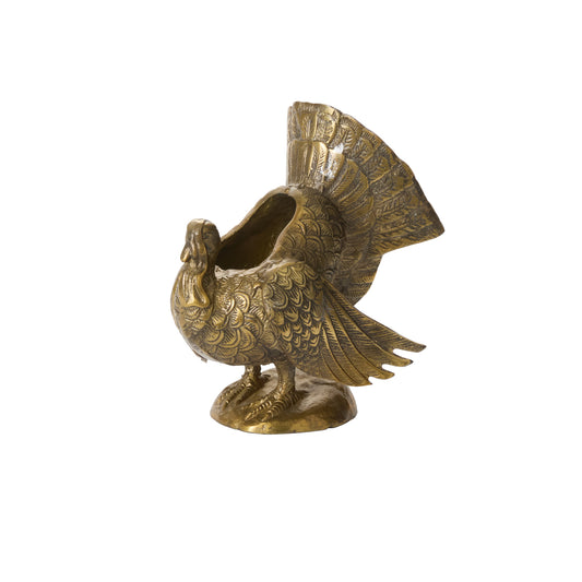 Autumn Turkey Vase 9"x 8.25"x 8.5"