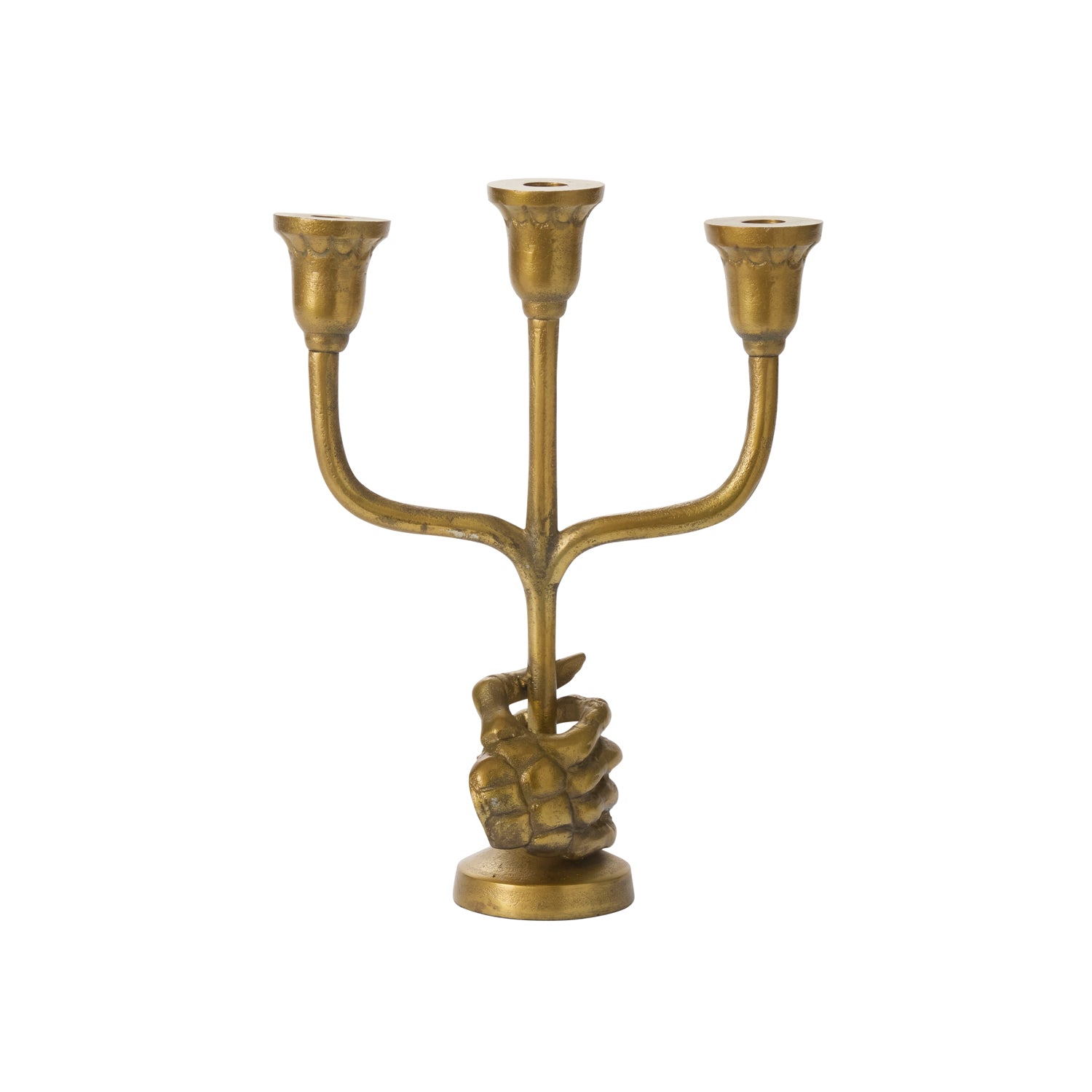 Skeleton Candelabra 10.5"x 4"x 14.25"