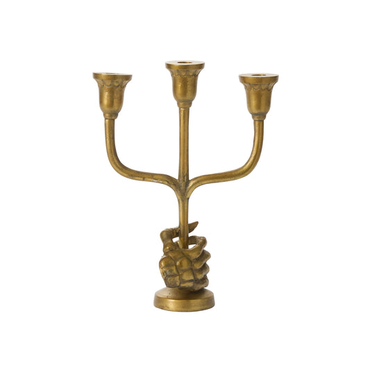 Skeleton Candelabra 10.5"x 4"x 14.25"
