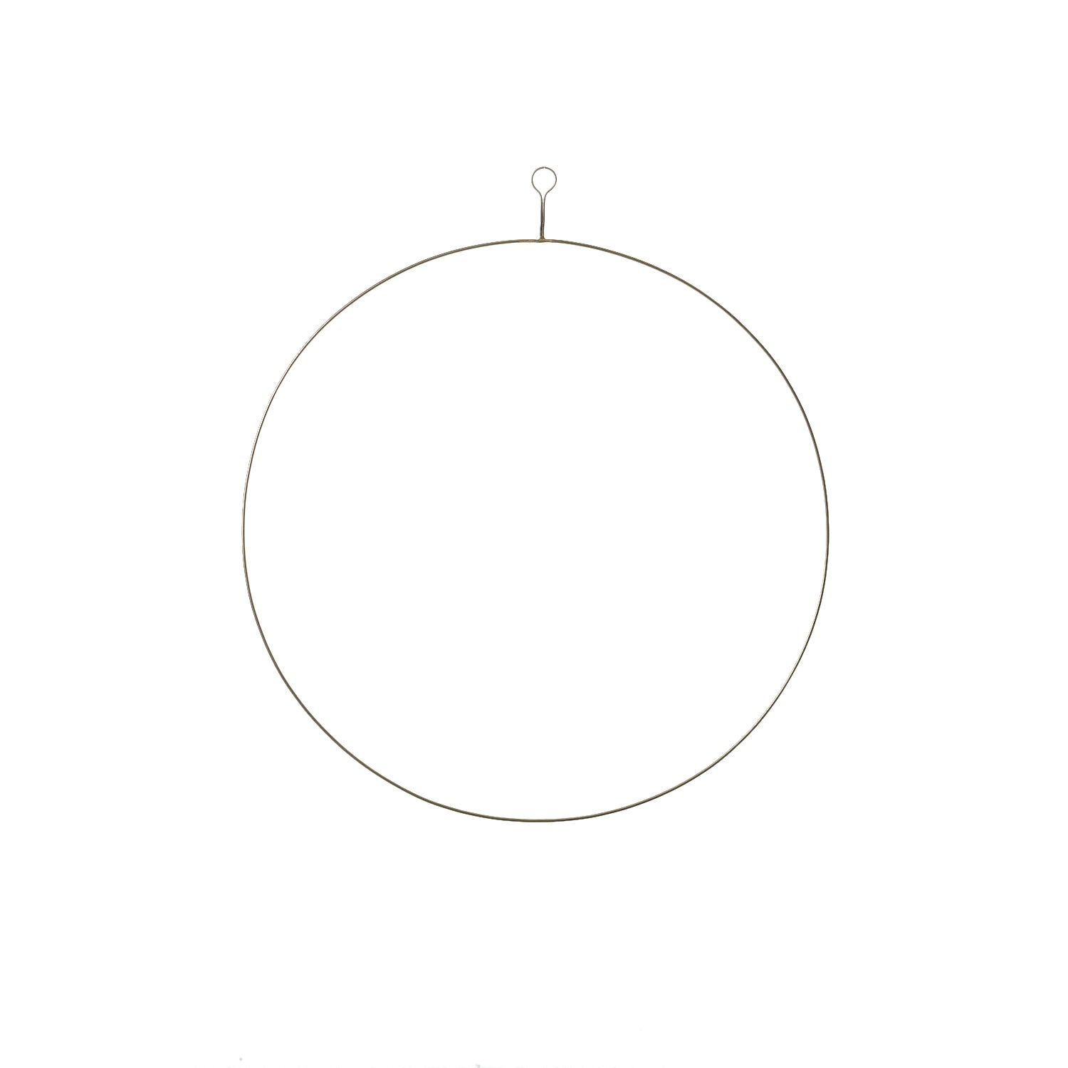 Ring Brass Wreath 24"