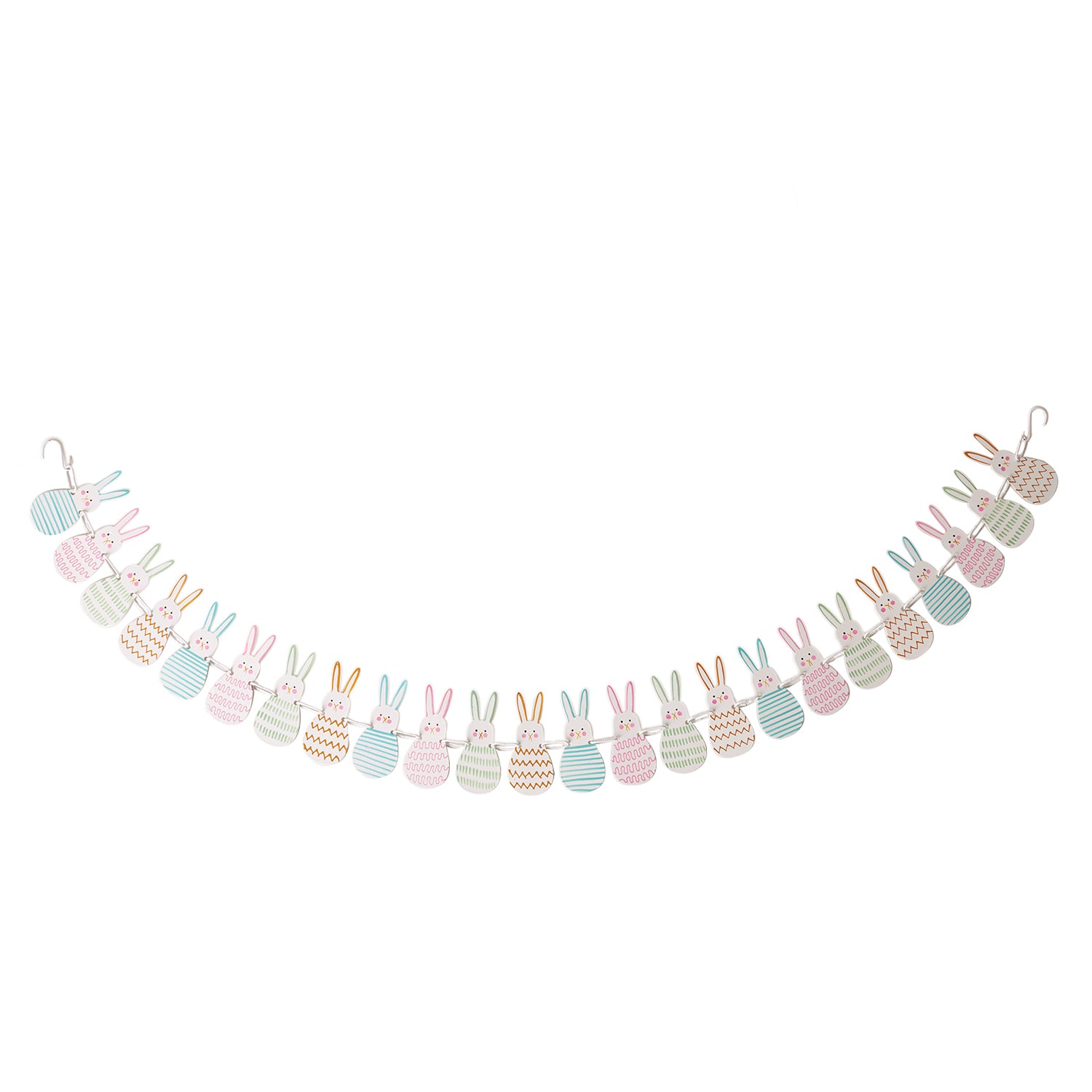 Pastel Bunny Garland 3'