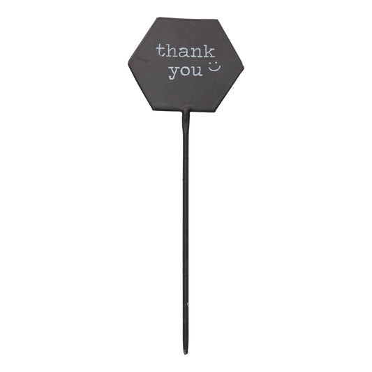 Friendly Phrases Plant Stick 2"x .10"x 6.25"