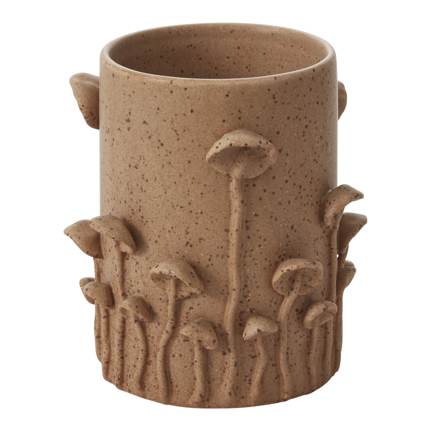 Mushroom Forest Vase 6.5"x 6.75"