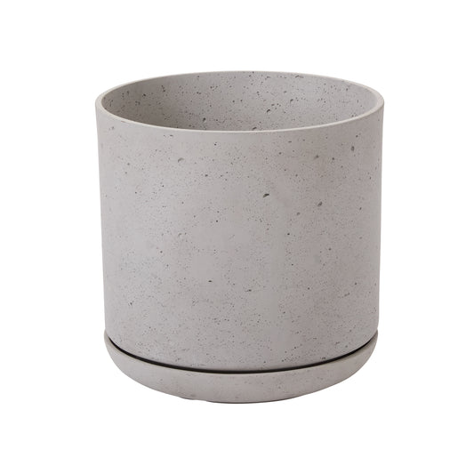 Dionne Pot with Saucer  13.75"x 13.75"