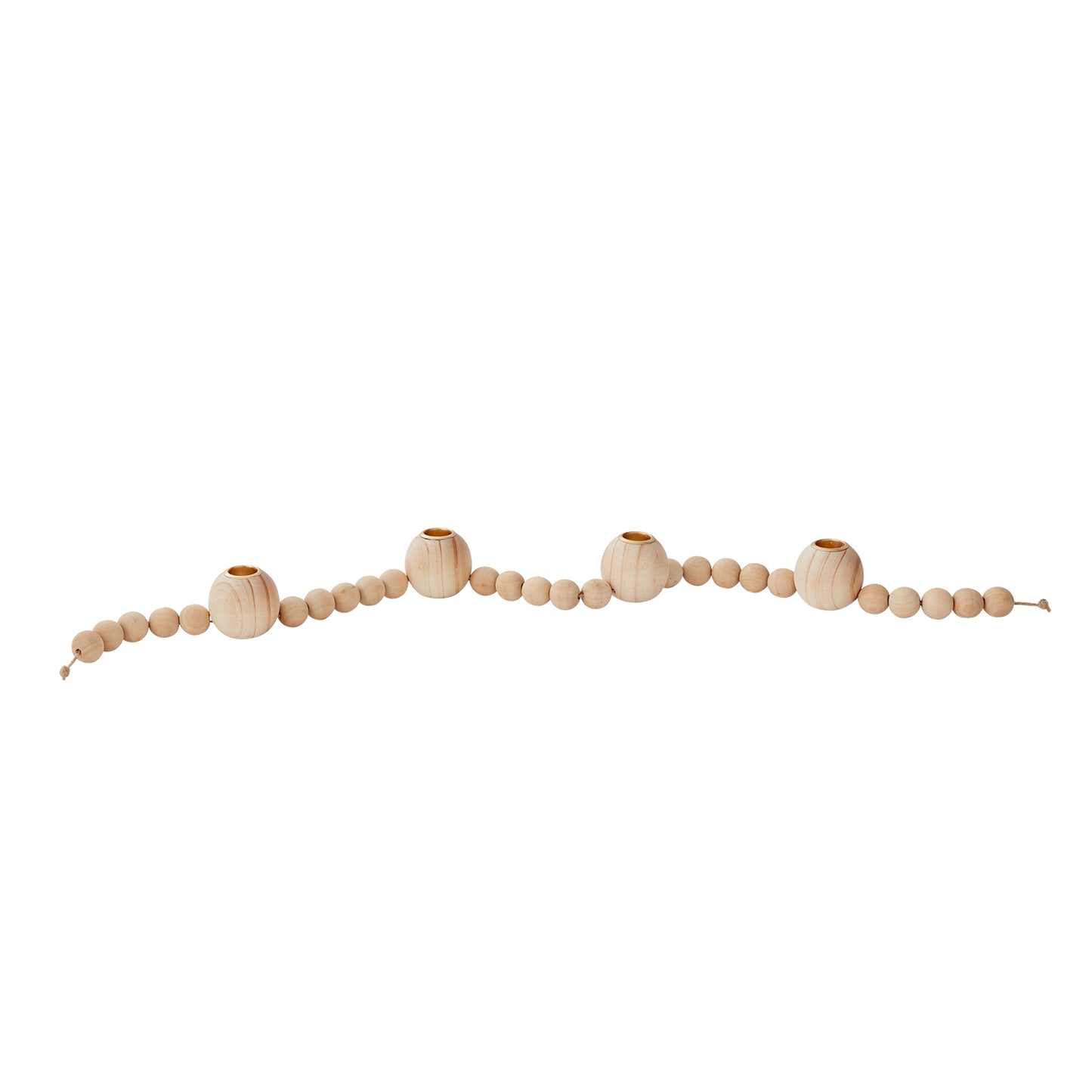 Bead Candleholder 33.75"x 2"x 1.75"