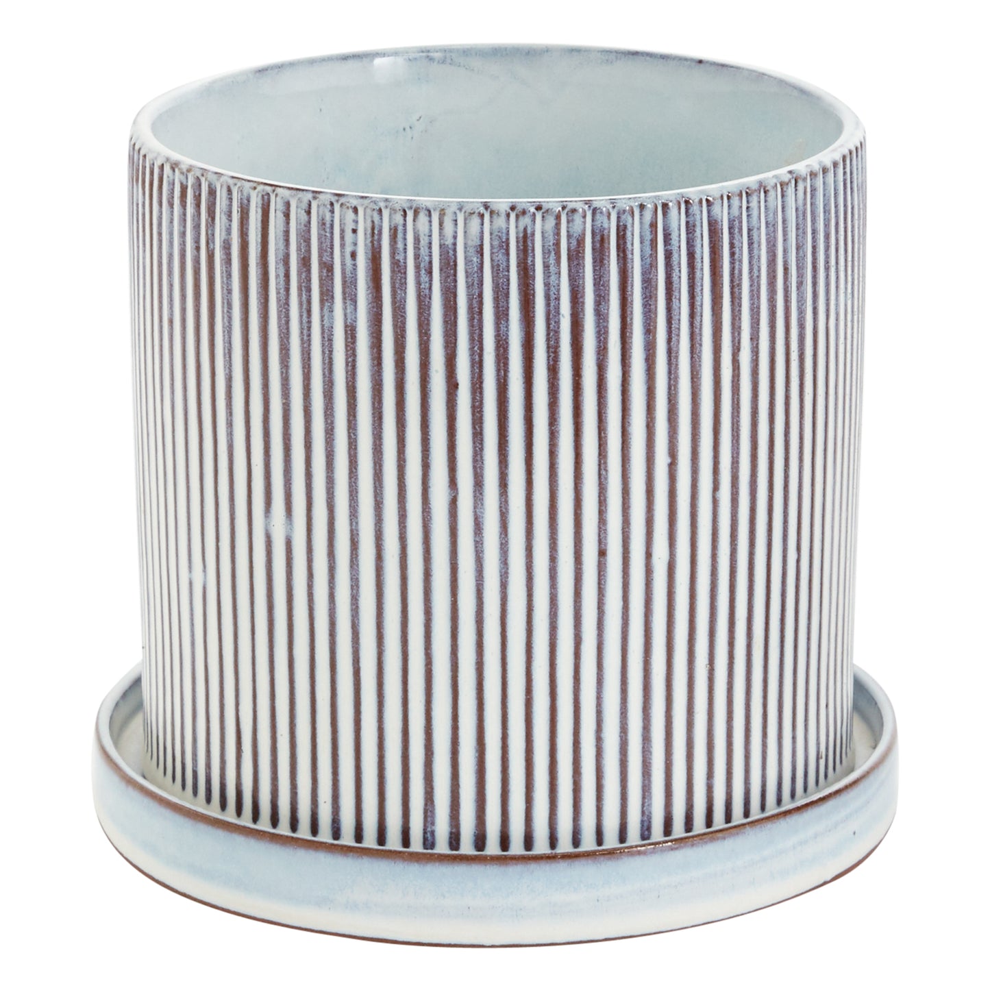 Curio Pot with Saucer 7.5"x 6.75"