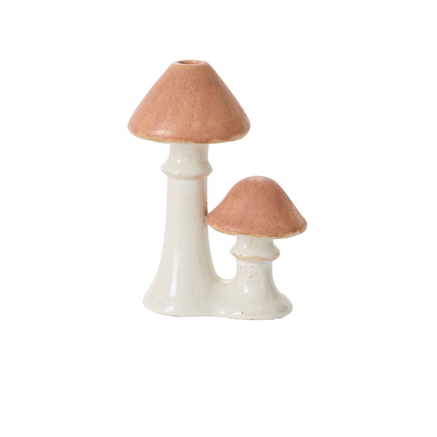 Cappy Mushroom Candleholder 6.5"x 4"x 9"
