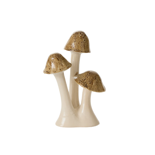 Speckled Mushroom Figurine 8"x 7.5"x 12"
