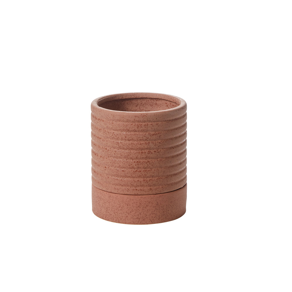 Bardo Pot with Saucer 5.25"x 6"