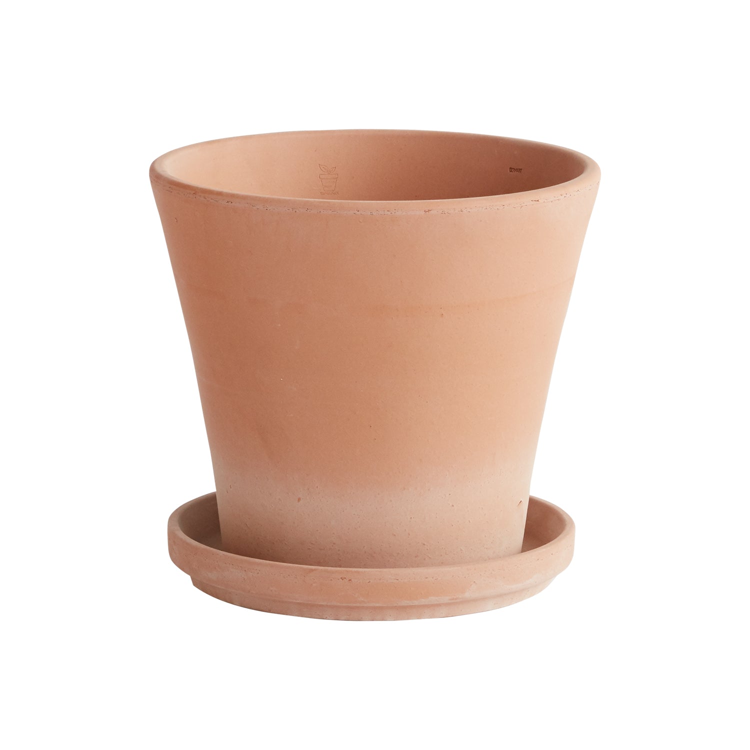 Earthen Pot with Saucer 10.25"x 9.5"