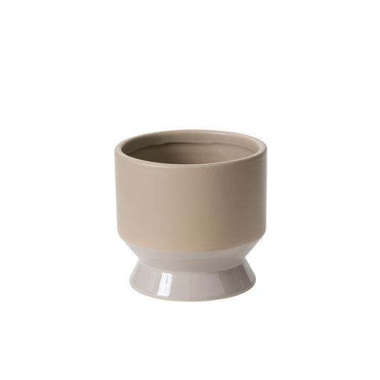 Neutral Pasadena Pot 4.5"x 4.25"