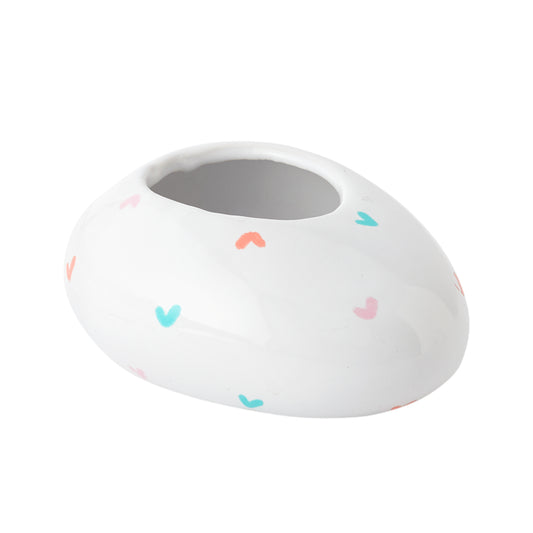 Tiny Heart Vase 4.75"x 3.75"x 2"