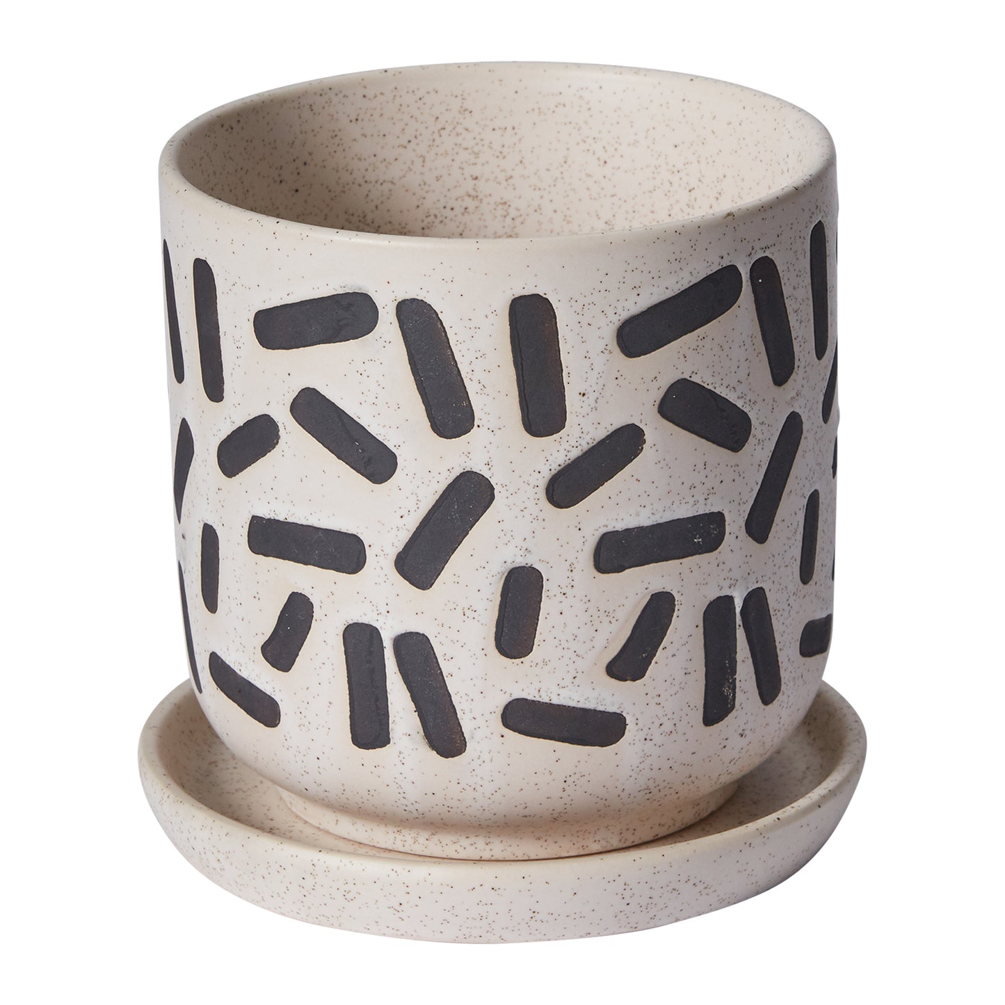Sundae Pot with Saucer 5.75"x 5.5"