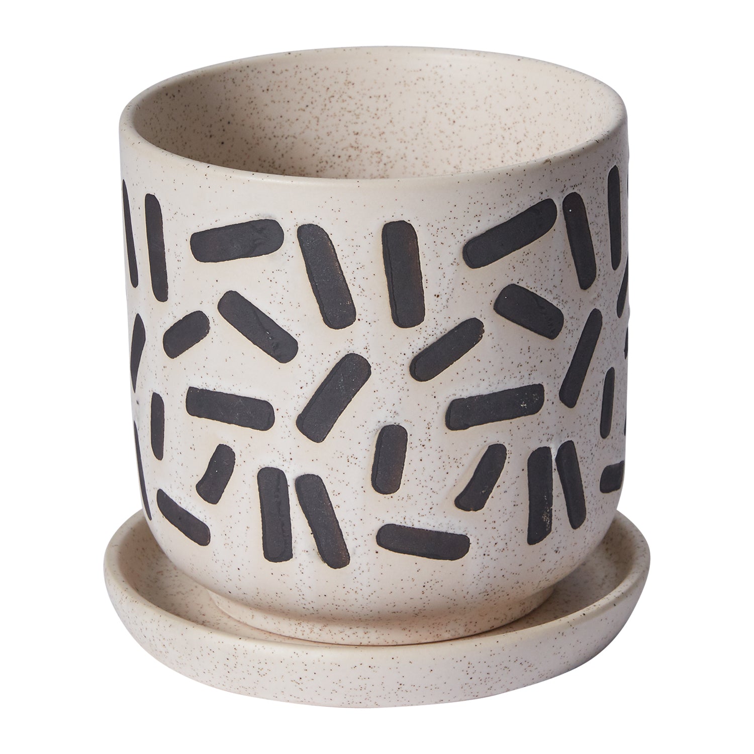 Sundae Pot with Saucer 5.75"x 5.5"