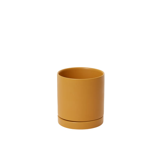 Romey Pot with Saucer 5"x 5.75"