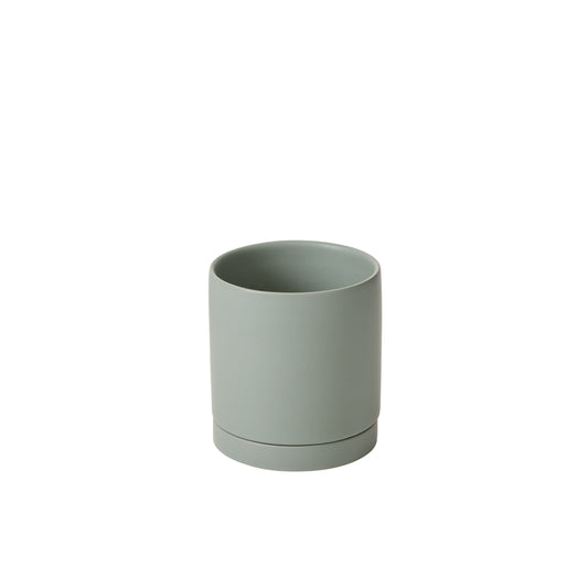 Romey Pot with Saucer 5"x 5.75"