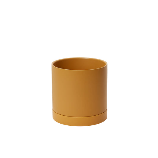 Romey Pot with Saucer 7"x 7"