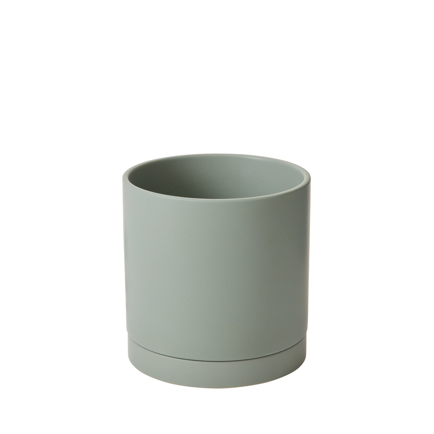 Romey Pot with Saucer 8"x 8"
