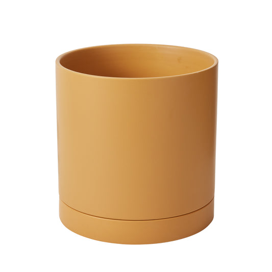 Romey Pot with Saucer 10"x 10"