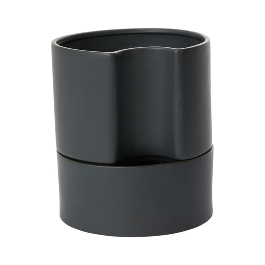 Jett Pot with Saucer 8"x 9"