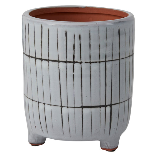Bray Footed Pot 6.75"x 8.25"