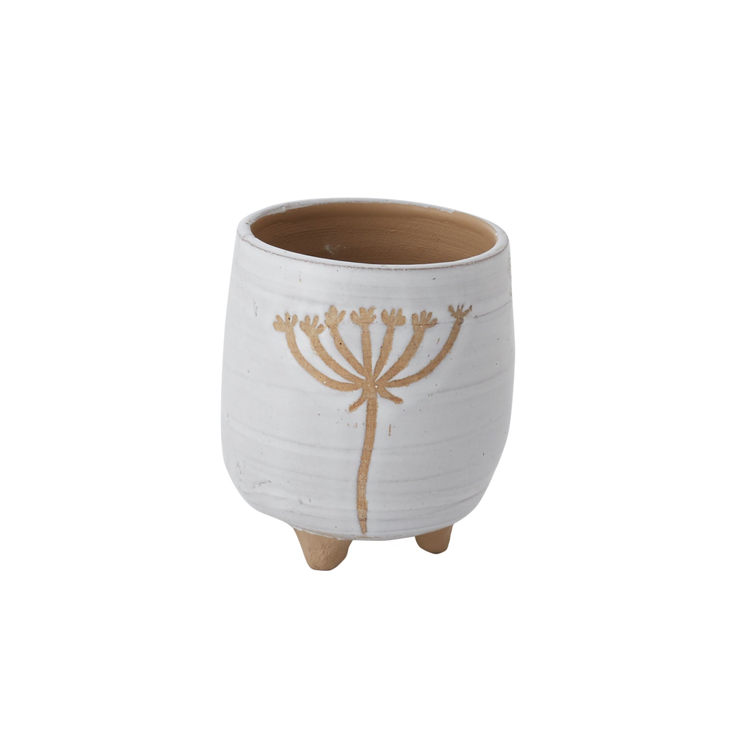Umbel Footed Pot 3.25"x 3.75"
