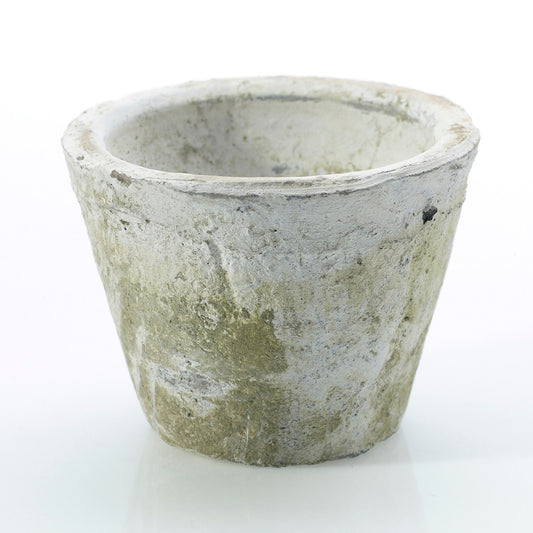 Antique White Pot 3"x 2.75"