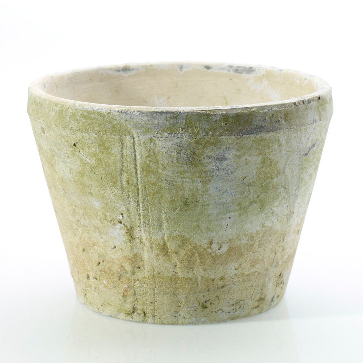 Antique White Pot 7.75"x 6"