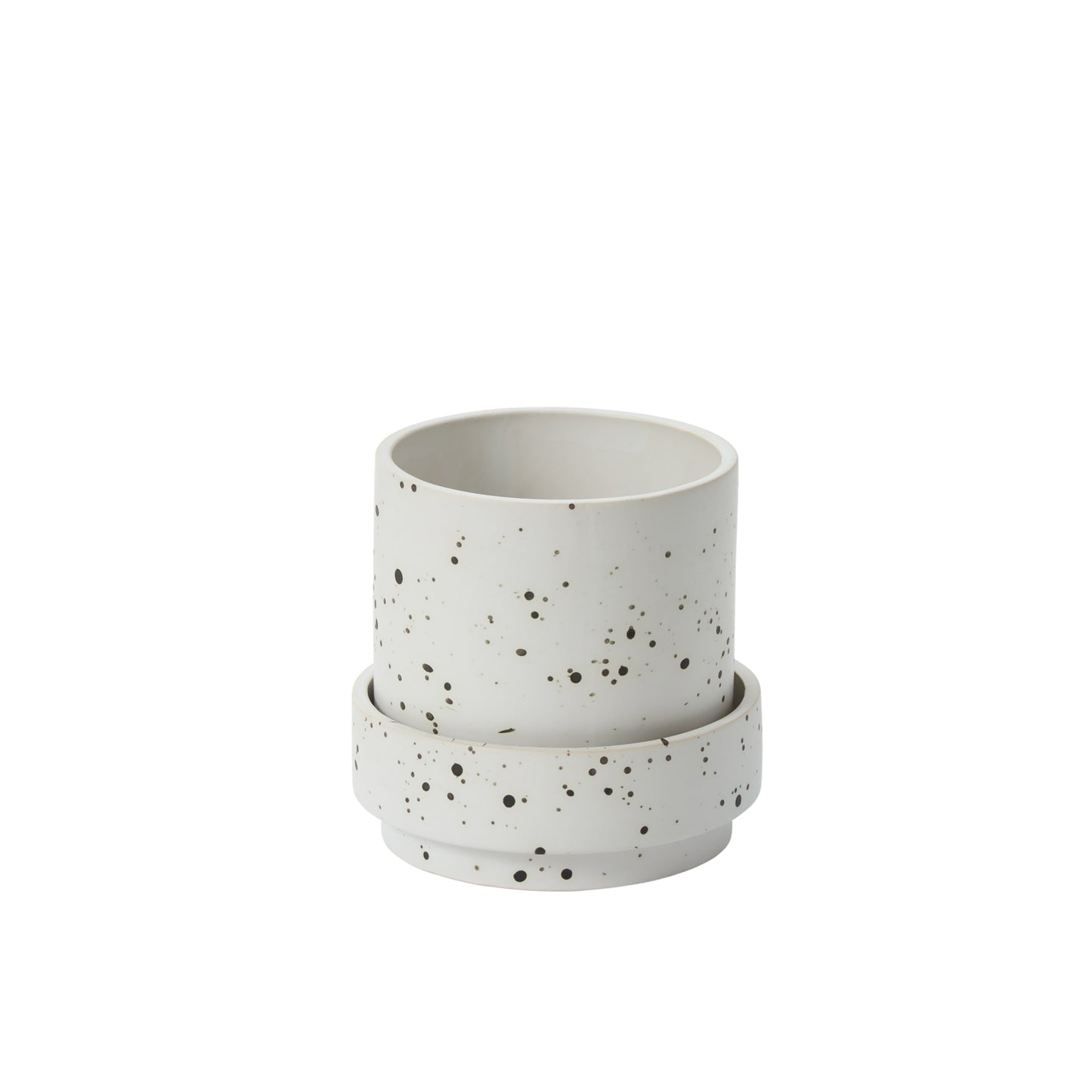 Claxton Pot with Saucer 6.25"x 6"