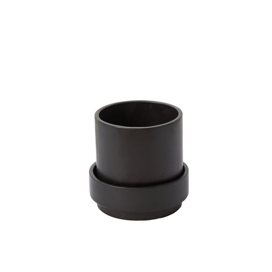 Claxton Pot with Saucer 6.25"x 6"
